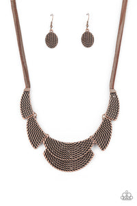 Empress Empire - Copper Necklace- Paparazzi Accessories