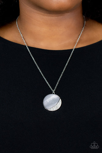Oceanic Eclipse - Silver Necklace- Paparazzi Accessories