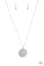 Load image into Gallery viewer, Oceanic Eclipse - Silver Necklace- Paparazzi Accessories