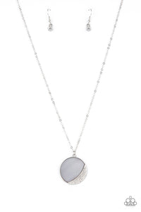 Oceanic Eclipse - Silver Necklace- Paparazzi Accessories