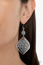 Load image into Gallery viewer, Tropical Terrace - Multicolored Silver Earrings- Paparazzi Accessories