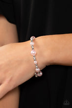 Load image into Gallery viewer, Chicly Celebrity - Pink and Silver Bracelet- Paparazzi Accessories