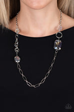 Load image into Gallery viewer, Famous and Fabulous - Multicolored Silver Necklace- Paparazzi Accessories