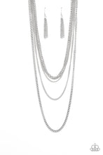 Load image into Gallery viewer, Top of the Food Chain - Silver Necklace- Paparazzi Accessories