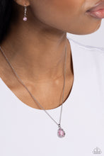 Load image into Gallery viewer, Top-Notch Trinket - Pink and Silver Necklace- Paparazzi Accessories