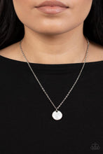 Load image into Gallery viewer, New Age Nautical - White and Silver Necklace- Paparazzi Accessories