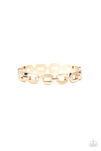 Load image into Gallery viewer, Powerhouse Plunder - Gold Bracelet- Paparazzi Accessories
