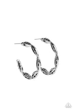 Load image into Gallery viewer, Eco Express - Silver Earrings- Paparazzi Accessories