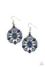 Load image into Gallery viewer, Lively Luncheon - Blue and Silver Earrings- Paparazzi Accessories