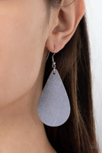 Load image into Gallery viewer, Subtropical Seasons - Silver Earrings- Paparazzi Accessories