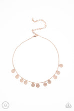 Load image into Gallery viewer, On My CHIME - Rose Gold Necklace- Paparazzi Accessories