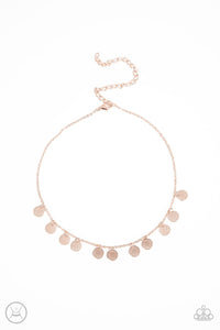 On My CHIME - Rose Gold Necklace- Paparazzi Accessories