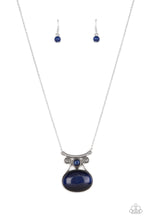 Load image into Gallery viewer, One DAYDREAM At A Time - Blue and Silver Necklace- Paparazzi Accessories