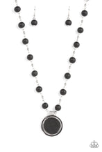 Load image into Gallery viewer, Soulful Sunrise - Black and Silver Necklace- Paparazzi Accessories