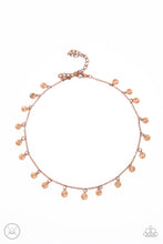 Load image into Gallery viewer, Chiming Charmer - Copper Necklace- Paparazzi Accessories