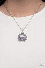 Load image into Gallery viewer, Gemstone Guru - Purple and Silver Necklace- Paparazzi Accessories