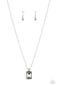 Understated Dazzle - Silver Necklace- Paparazzi Accessories