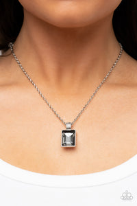 Understated Dazzle - Silver Necklace- Paparazzi Accessories