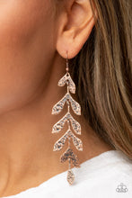 Load image into Gallery viewer, Lead From the FROND - Copper Earrings- Paparazzi Accessories