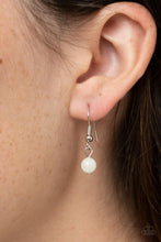 Load image into Gallery viewer, Ethereal Eclipse - White and Silver Necklace- Paparazzi Accessories