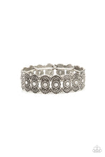 Load image into Gallery viewer, Rapturous Romance -  White and Silver Bracelet- Paparazzi Accessories