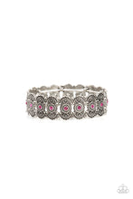 Load image into Gallery viewer, Rapturous Romance - Pink and Silver Bracelet- Paparazzi Accessories