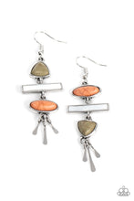 Load image into Gallery viewer, Adventurously Artisan - Multicolored Silver Earrings- Paparazzi Accessories