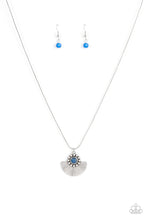 Load image into Gallery viewer, Magnificent Manifestation - Blue and Silver Necklace- Paparazzi Accessories