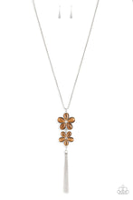 Load image into Gallery viewer, Perennial Powerhouse - Brown and Silver Necklace- Paparazzi Accessories