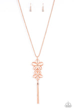 Load image into Gallery viewer, Perennial Powerhouse - White and Rose Gold Necklace- Paparazzi Accessories