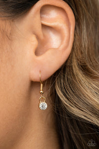 One Empire at a Time - White and Gold Necklace- Paparazzi Accessories