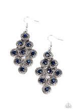 Load image into Gallery viewer, Constellation Cruise - Blue and Silver Earrings- Paparazzi Accessories