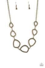 Load image into Gallery viewer, The Real Deal - Brass Necklace- Paparazzi Accessories