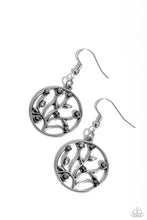Load image into Gallery viewer, Bedazzlingly Branching - Silver Earrings- Paparazzi Accessories