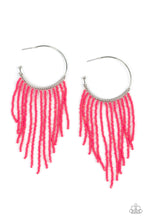 Load image into Gallery viewer, Saguaro Breeze - Pink and Silver Earrings- Paparazzi Accessories