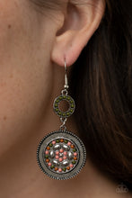 Load image into Gallery viewer, Meadow Mantra - Multicolored Silver Earrings- Paparazzi Accessories