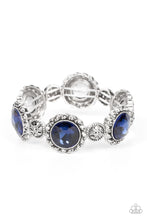 Load image into Gallery viewer, Palace Property - Blue and Silver Bracelet- Paparazzi Accessories