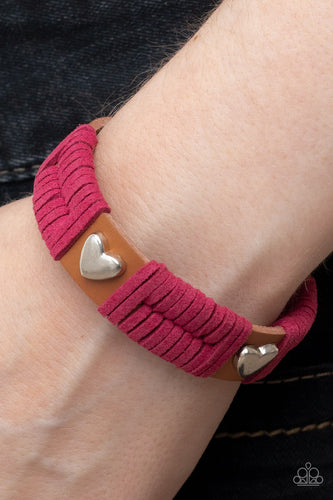 Lusting for Wanderlust - Pink and Silver Wrap