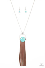 Load image into Gallery viewer, Winslow Wanderer - Blue and Brown Necklace- Paparazzi Accessories