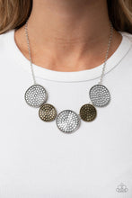 Load image into Gallery viewer, Self DISC-overy - Multi-toned Necklace- Paparazzi Accessories