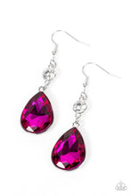 Load image into Gallery viewer, Smile for the Camera - Pink and Silver Earrings- Paparazzi Accessories