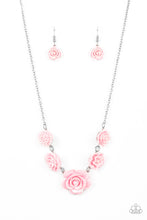 Load image into Gallery viewer, PRIMROSE and Pretty - Pink and Silver Necklace- Paparazzi Accessories