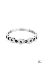 Load image into Gallery viewer, Crowns Only Club - Black and Silver Bracelet- Paparazzi Accessories