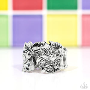 Island Eden - Silver Ring- Paparazzi Accessories