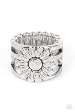 Load image into Gallery viewer, Roadside Daisies - Silver Ring- Paparazzi Accessories
