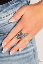 Load image into Gallery viewer, Express Your-SELFIE - Silver Ring- Paparazzi Accessories