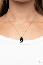 Load image into Gallery viewer, Envious Extravagance - Black and Silver Necklace- Paparazzi Accessories