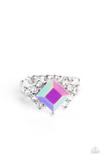 Load image into Gallery viewer, Mind-Blowing Brilliance - Purple and Silver Ring- Paparazzi Accessories