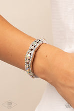 Load image into Gallery viewer, Easy On The ICE - Multicolored Silver Bracelet- Paparazzi Accessories