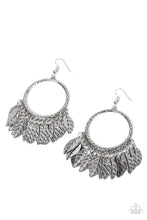 Load image into Gallery viewer, FOWL Tempered - Silver Earrings- Paparazzi Accessories